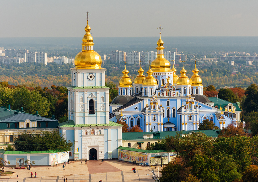 St. Michael’s Golden-Domed Monastery: A Celestial Masterpiece in Kyiv
